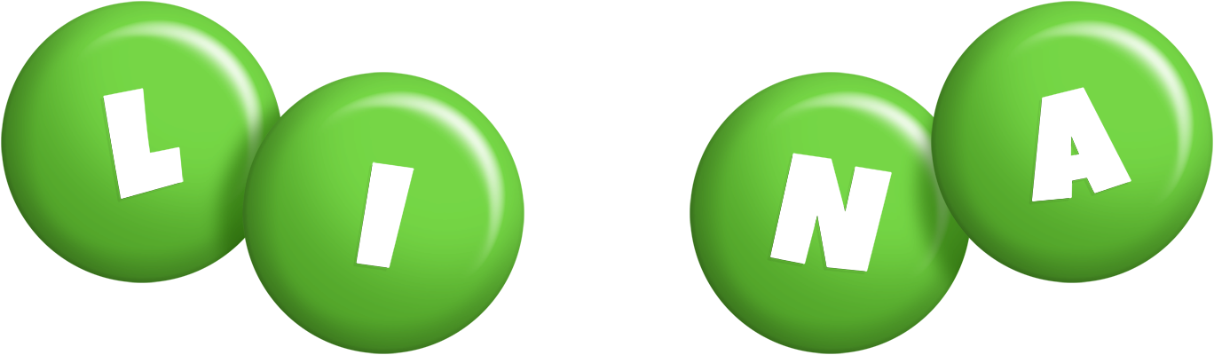 Li Na candy-green logo